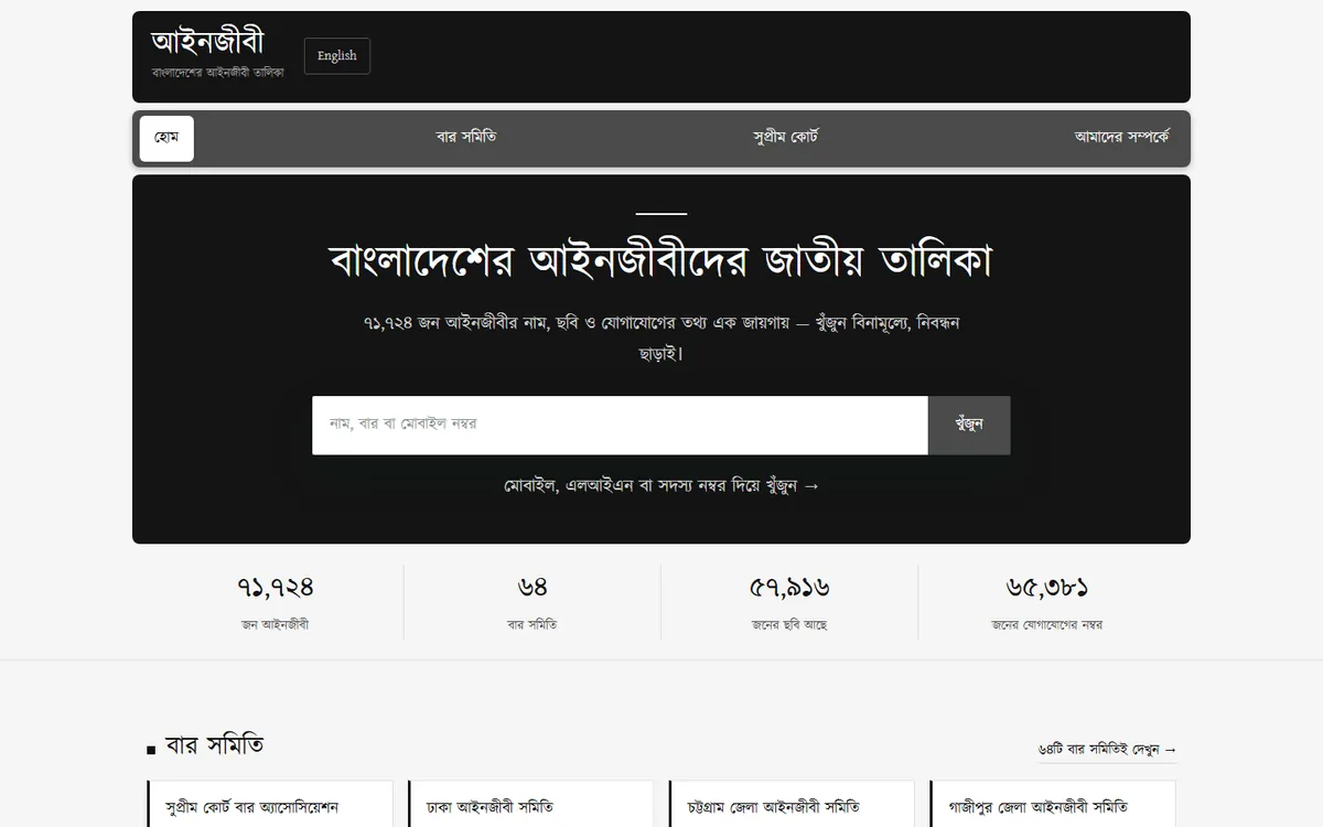 Ainjibi directory homepage